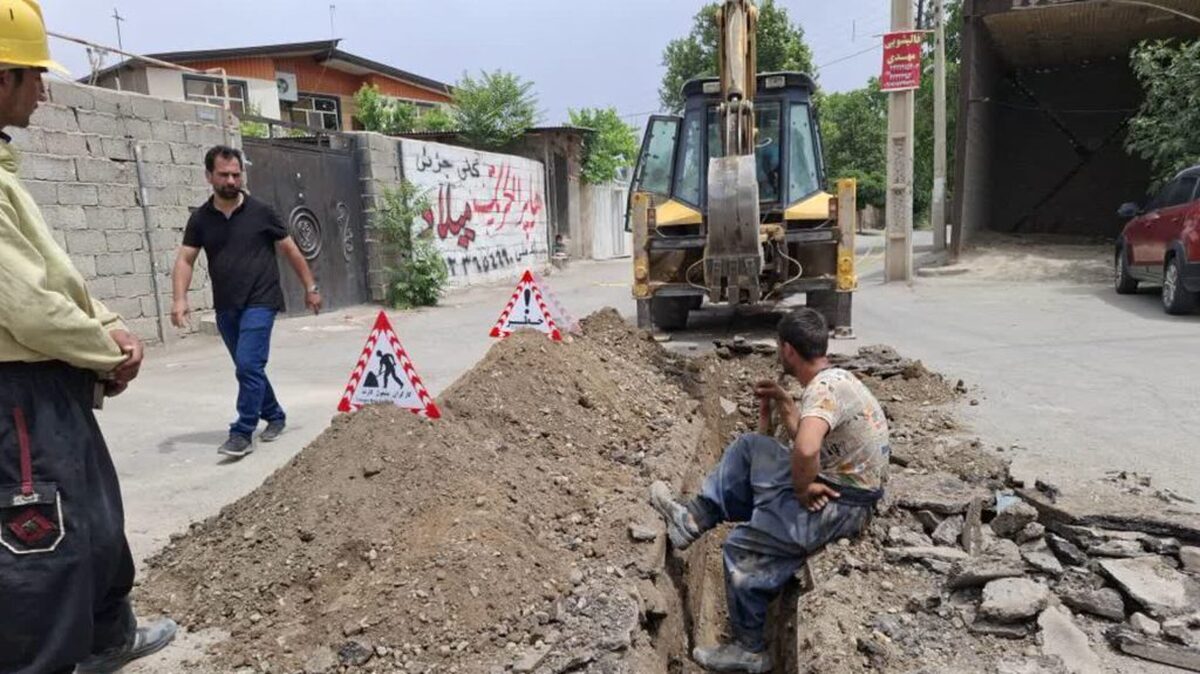 اجرای بیش از ۳۰,۰۰۰ متر لوله گذاری آب در روستاهای استان البرز