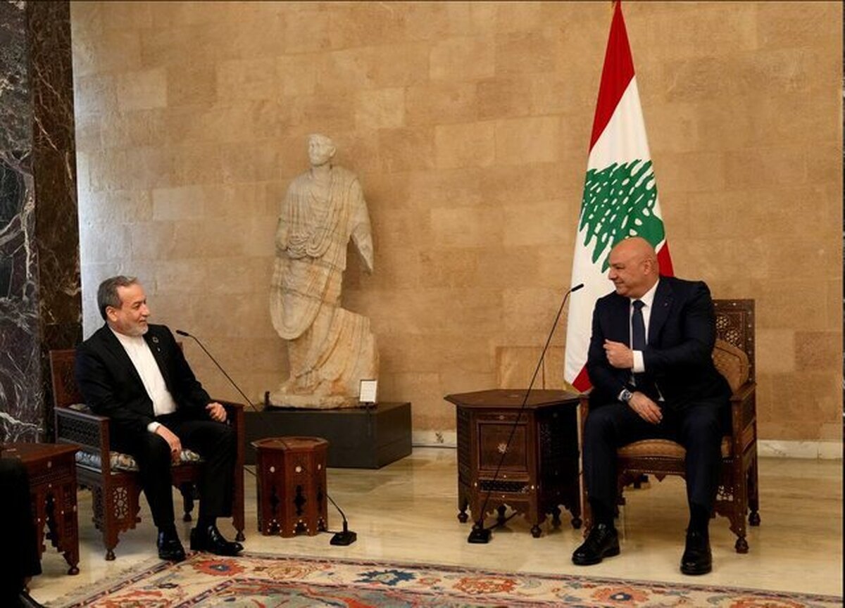 دیدار عراقچی با رئیس‌جمهور لبنان