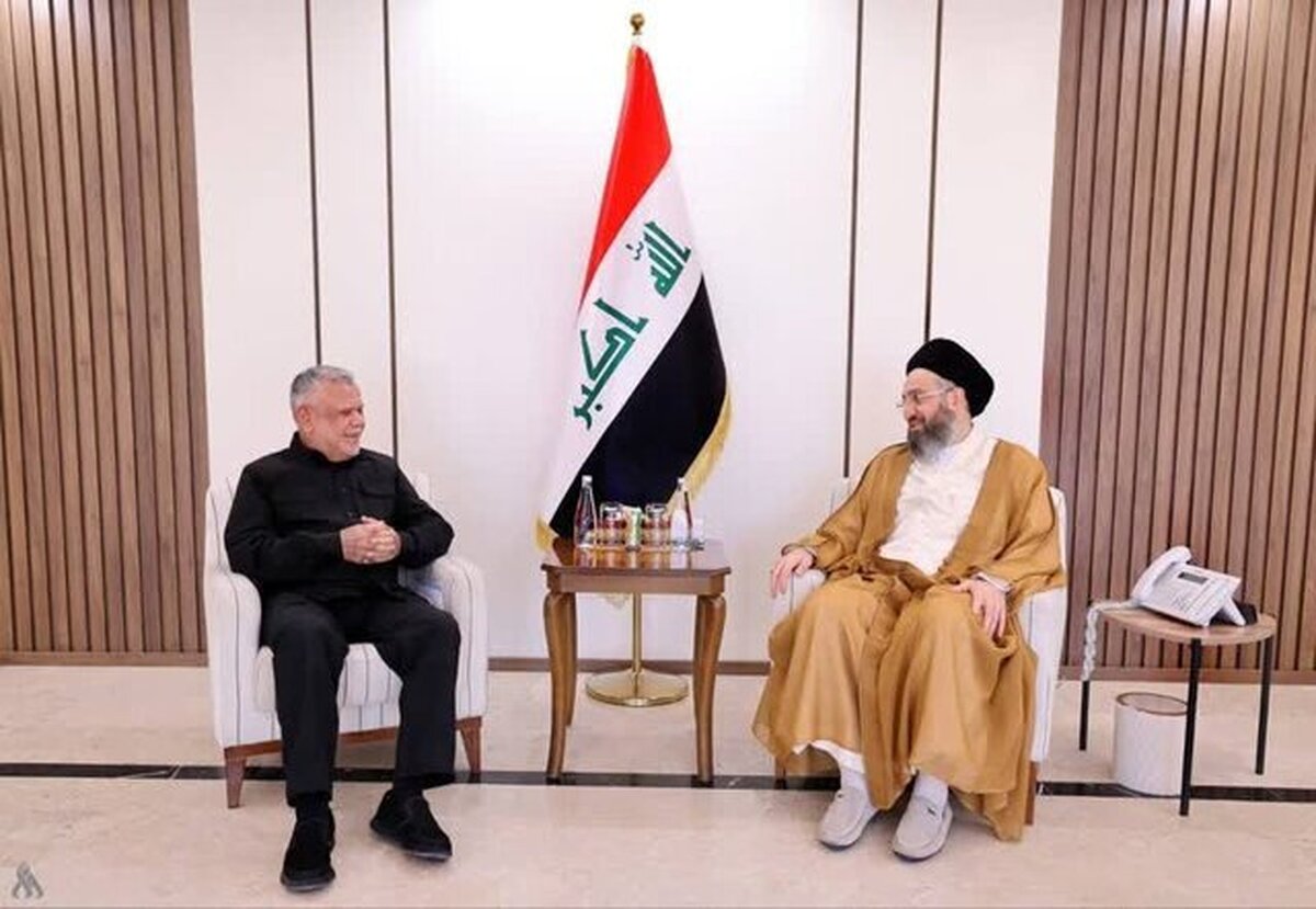 تاکید عمار حکیم و هادی العامری بر حمایت از ایران در مقابل رژیم متجاوز صهیونیستی