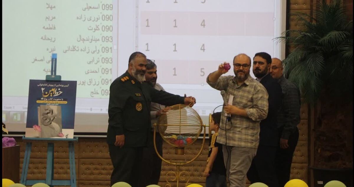 برگزاری مراسم اختتامیه و قرعه‌کشی پویش کتاب‌خوانی « خط امین ۱ » در استان البرز