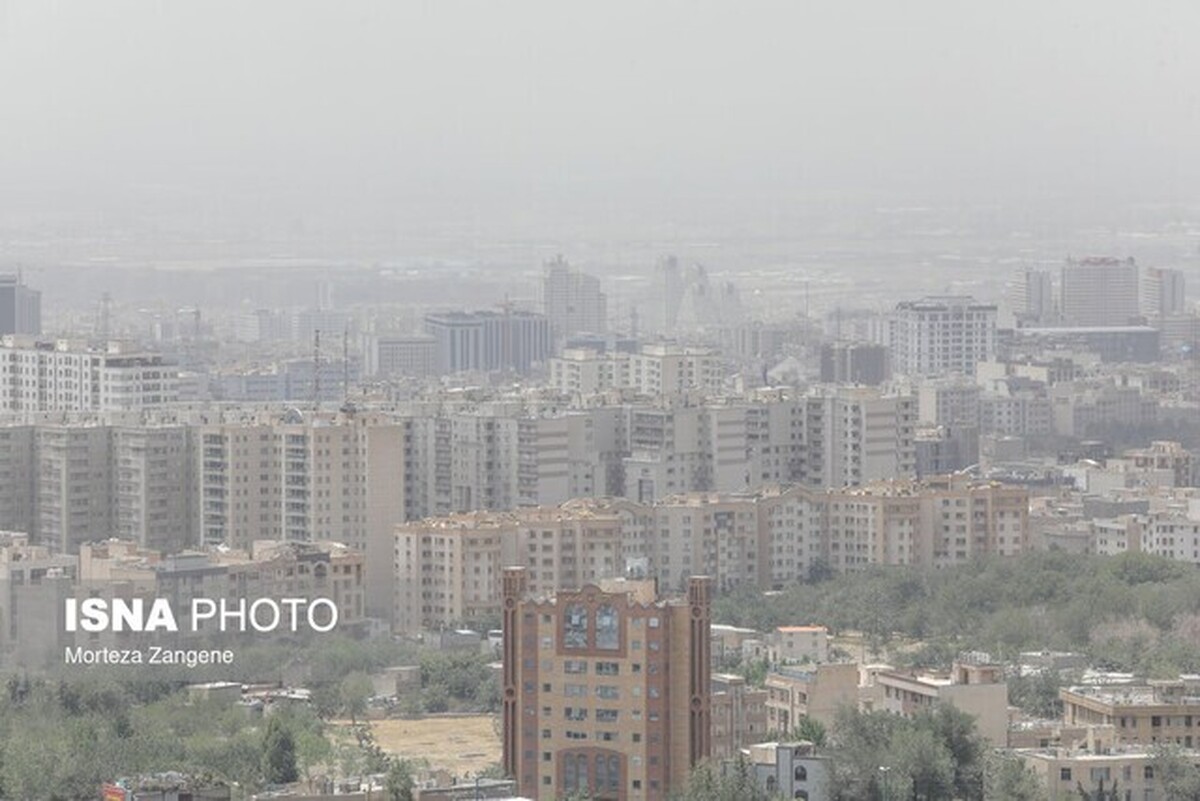 آسمان غبارآلود تهران تا ۵ روز آینده/ پیش‌بینی افزایش دما