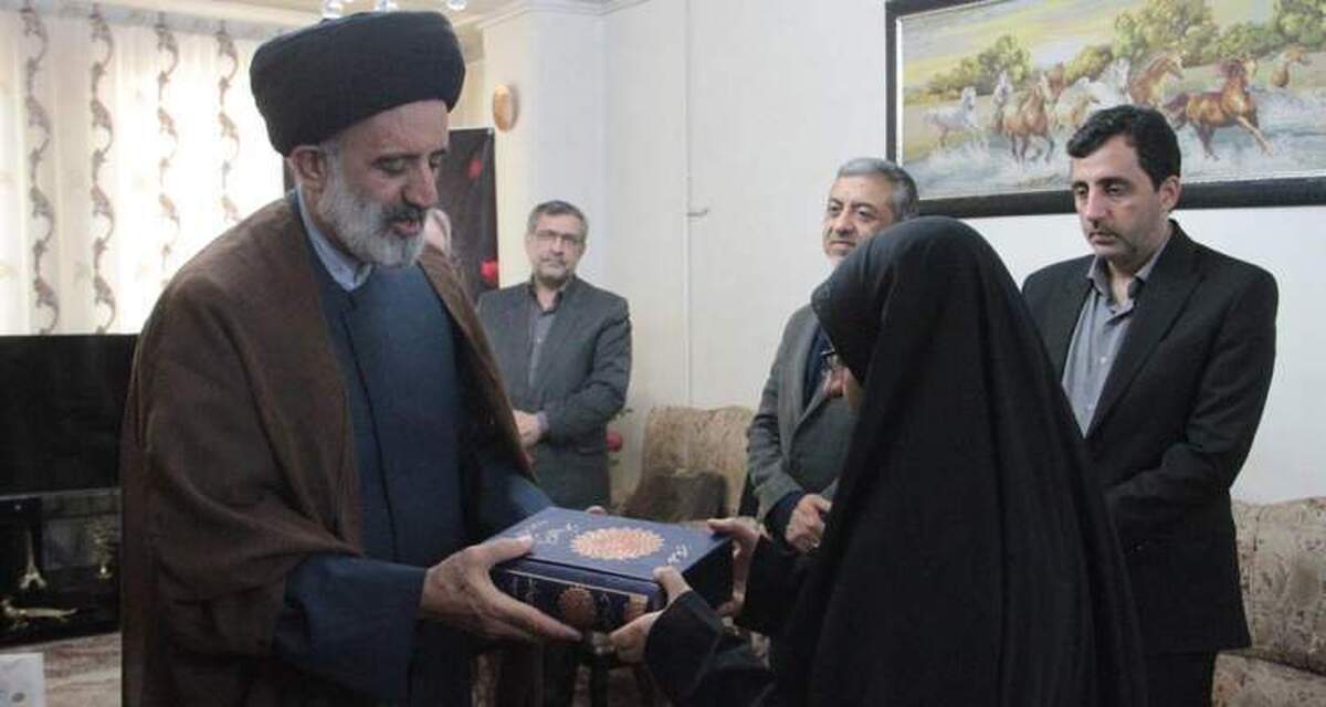 ابلاغ سلام و تسلیت مقام معظم رهبری به خانواده‌های معظم شهیدان کوه‌خیل در استان البرز