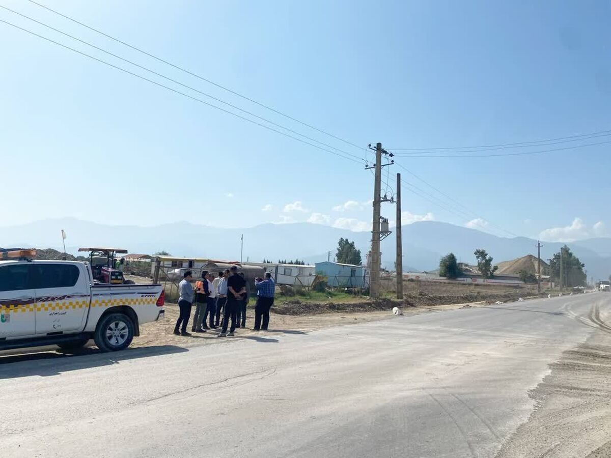 بازدید فرماندار گرگان از پروژه تعریض محور توسکستان