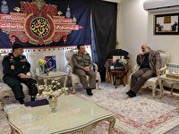 سردار رادان با خانواده شهید طهرانچی دیدار کرد