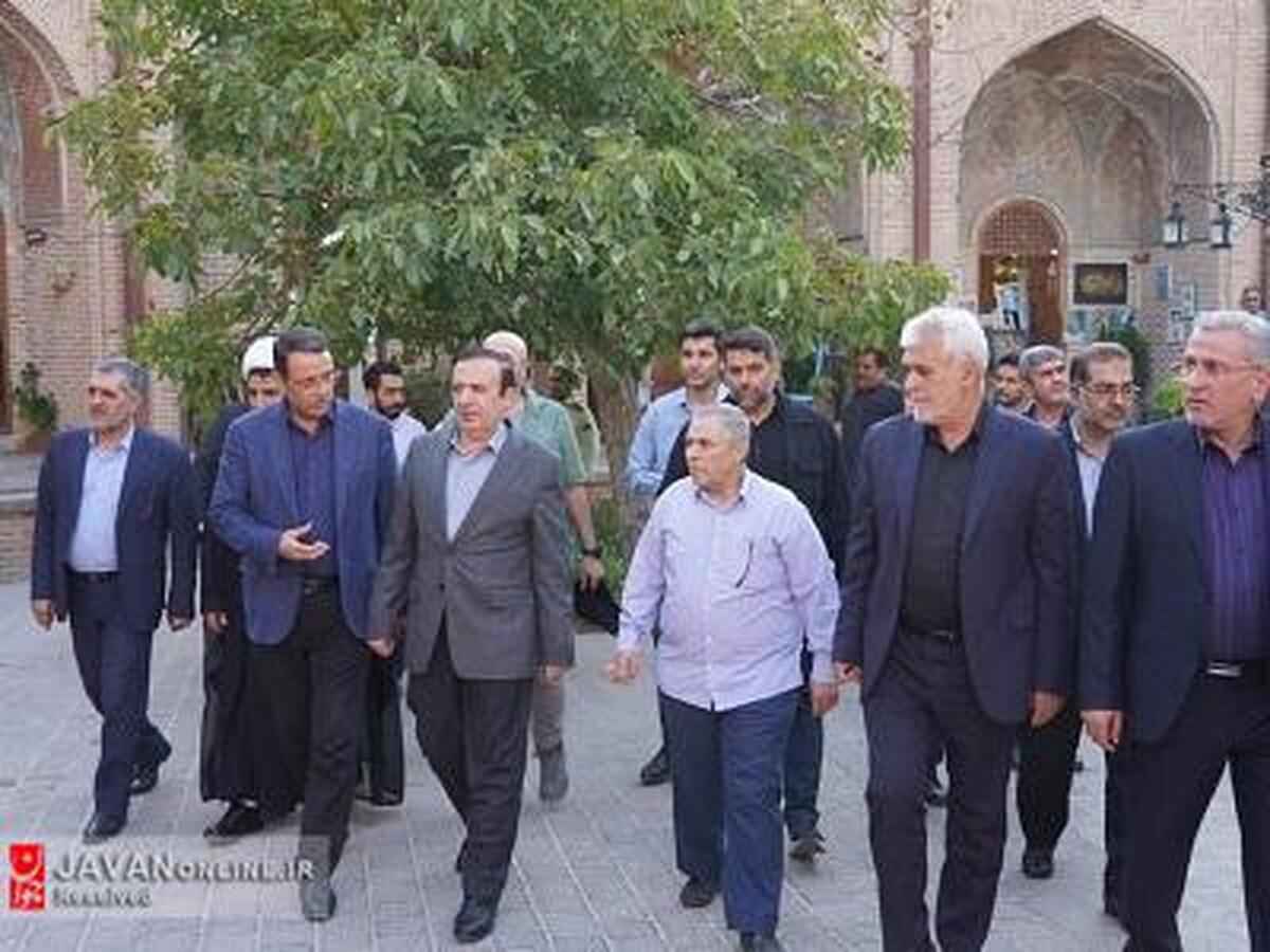 بازدید رئیس دفتر بازرسی ویژه رئیس‌جمهور از مجموعه فرهنگی_تاریخی سعدالسلطنه قزوین