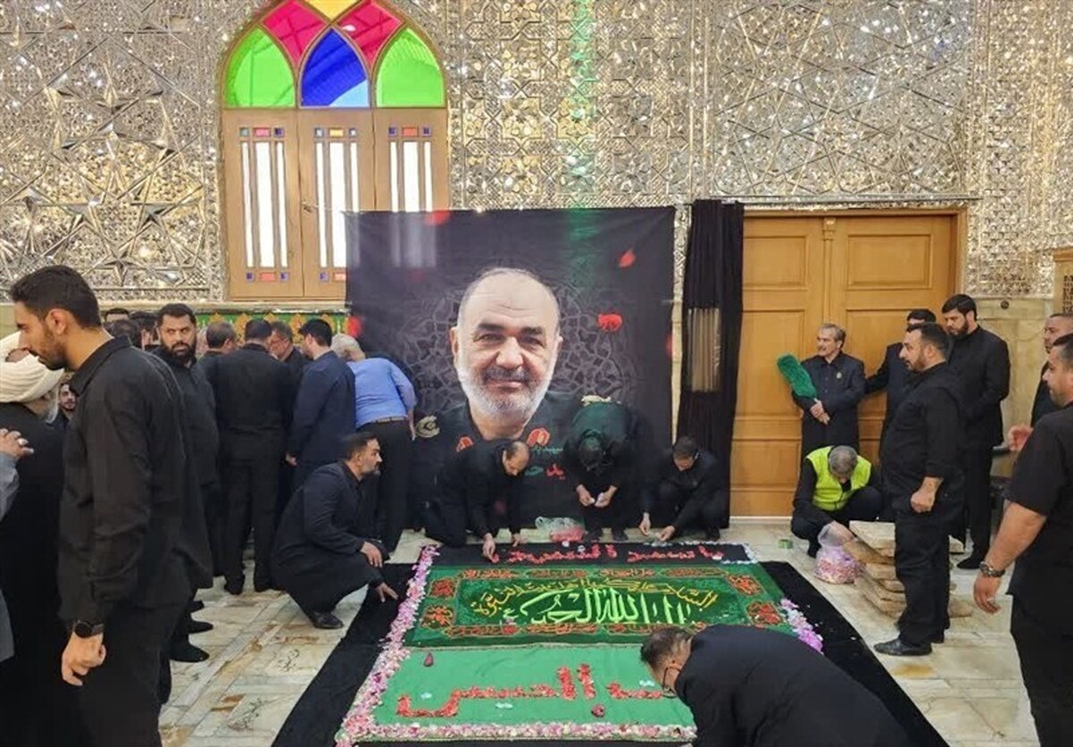 برگزاری مراسم تشییع و تدفین پیکر شهید سلامی