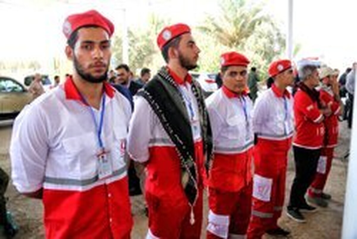 استقرار پایگاه‌های امدادی هلال‌احمر در مرز خسروی و خاک عراق