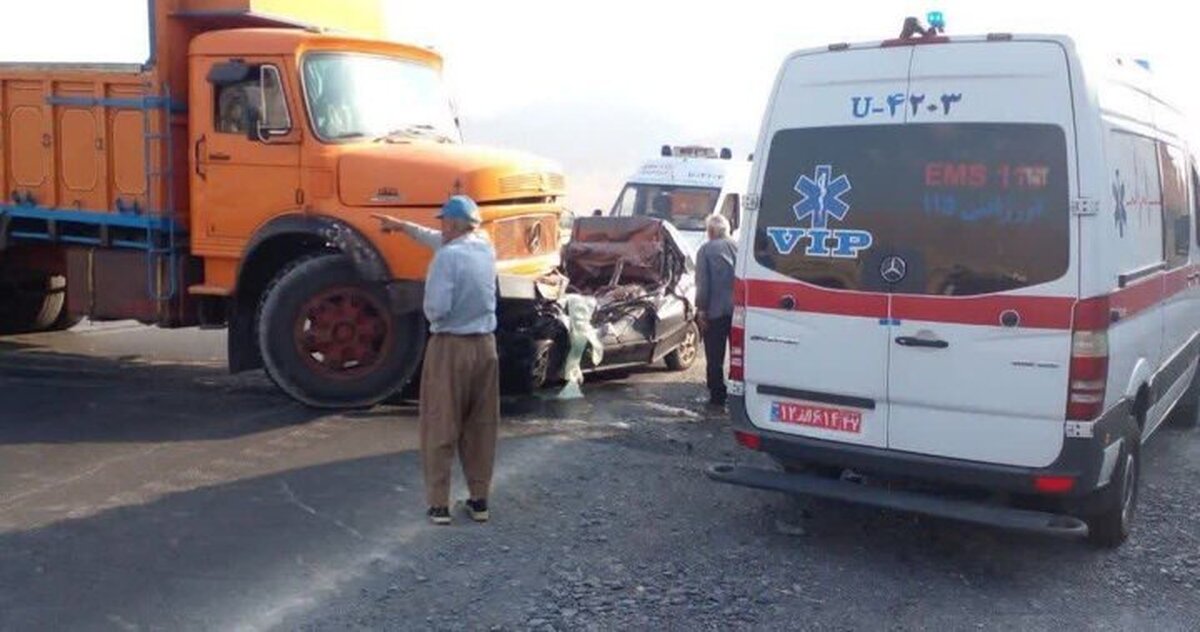 مرگ دلخراش ۴ نفر در جاده خنداب