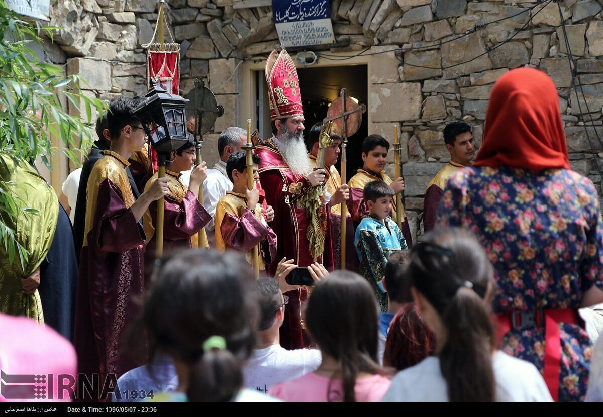هفتادویکمین آیین مذهبی «باداراک» در قره کلیسای چالدران برگزار شد