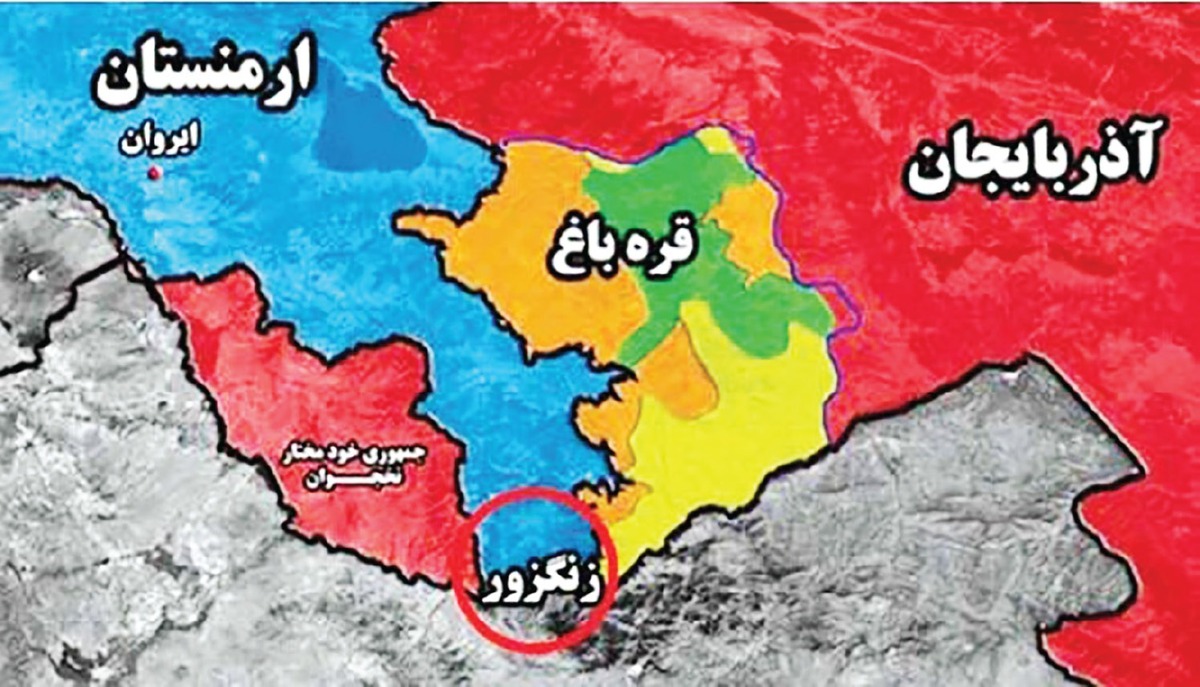 دالان اسرائیل پسند زنگزور