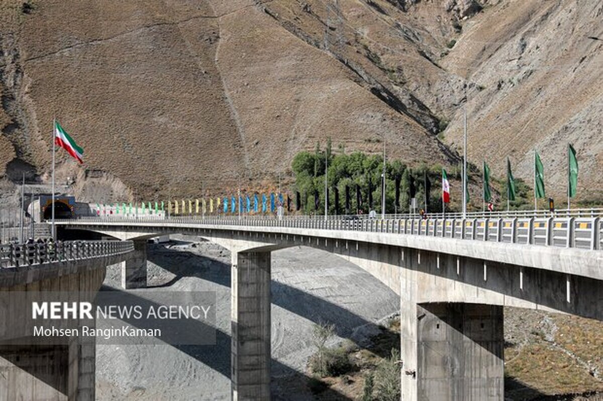 شمارش معکوس برای افتتاح باند رفت قطعه ۲ آزادراه تهران - شمال