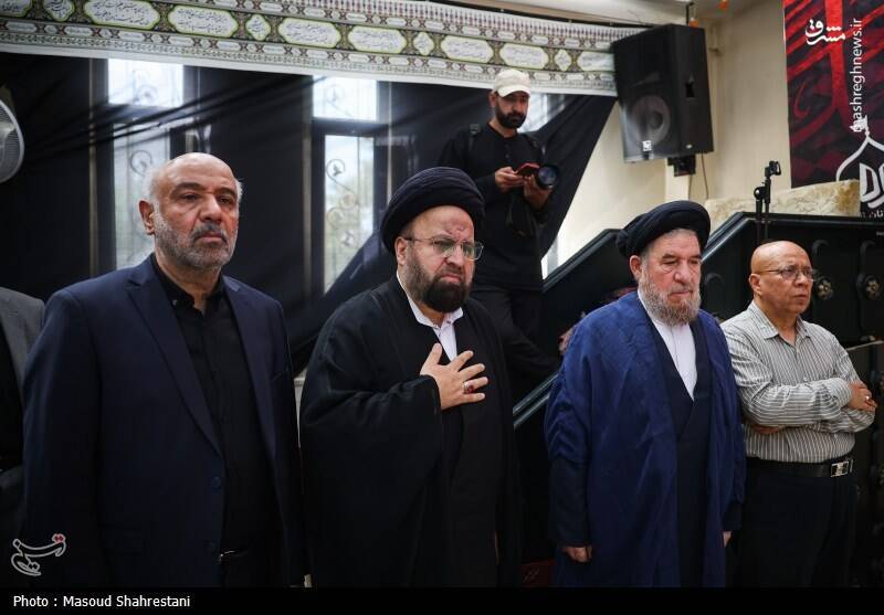 عکس/ حضور چهره‌ها در مراسم تشییع پیکر احمد توکلی