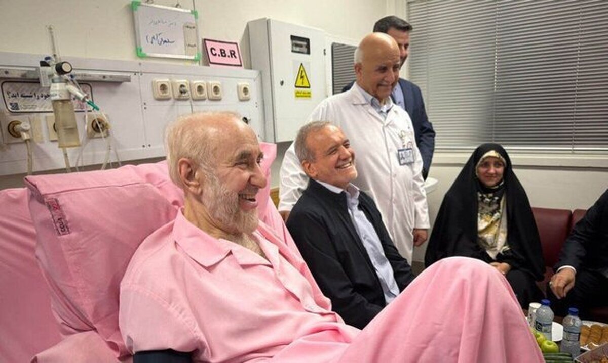 عیادت پزشکیان از سید محمد خاتمی