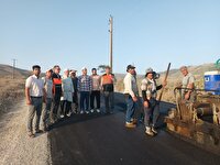 احداث راه روستایی یکه‌قوز به اورجنلی در شرق شهرستان کلاله