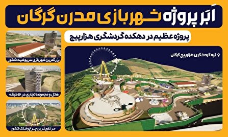 شهربازی مدرن 'گرگان تا شب عید آماده بهره‌برداری می‌شود