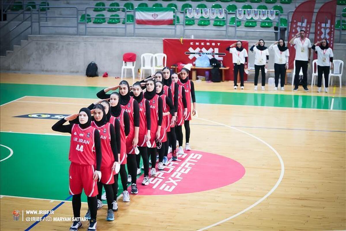 دختران زیر ١٦ سال بسکتبال فینالیست غرب آسیا شدند