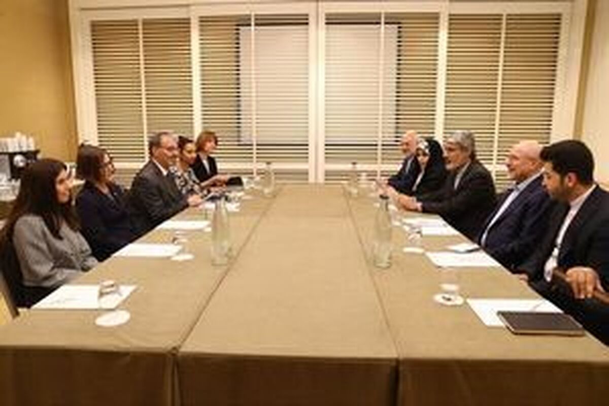 دیدار رئیس مجلس و رئیس کمیته صلیب سرخ در ژنو
