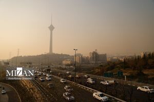 هوای تهران در شرایط ناسالم برای گروه‌های حساس