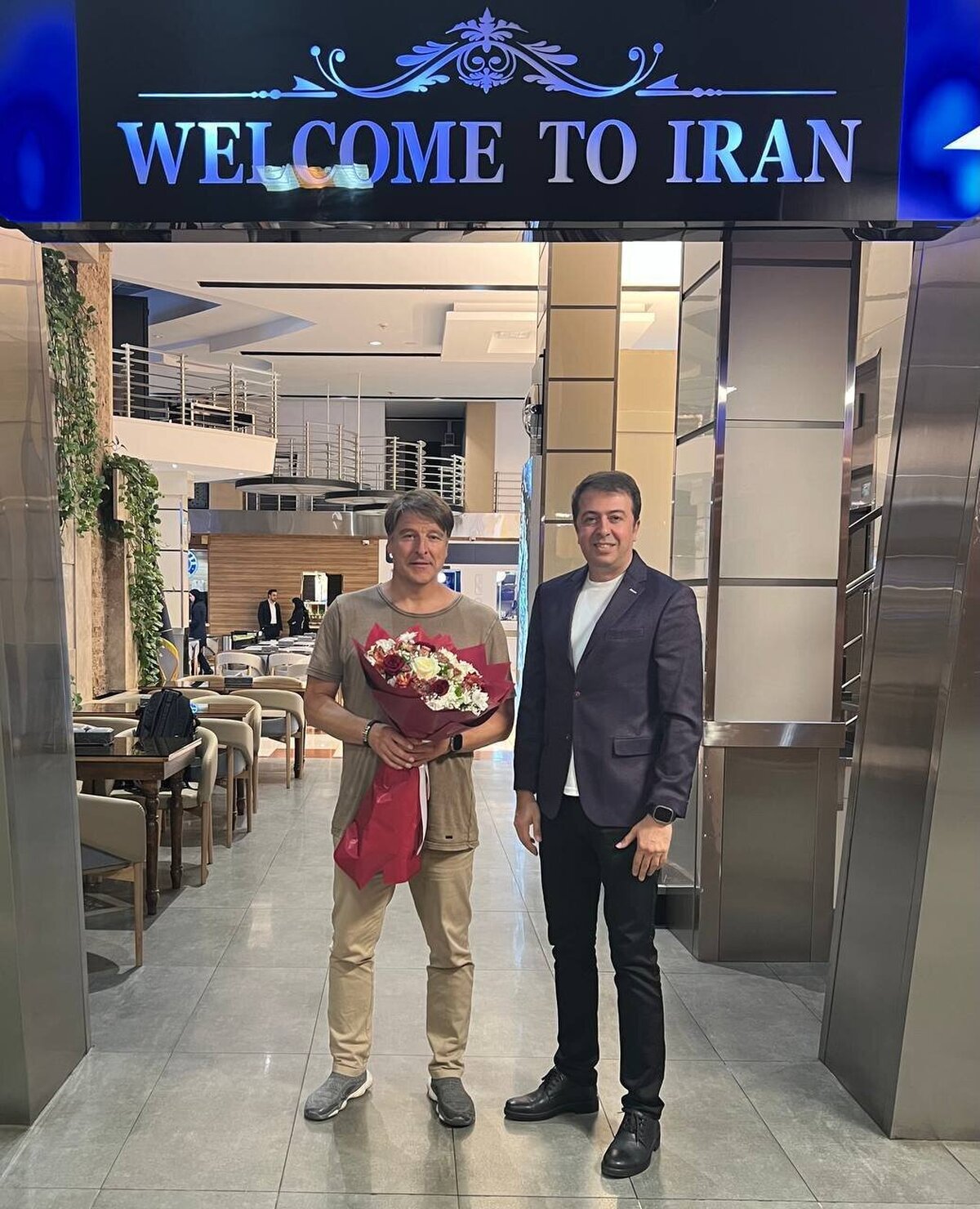 مربی جدید پرسپولیس در تهران/ عکس