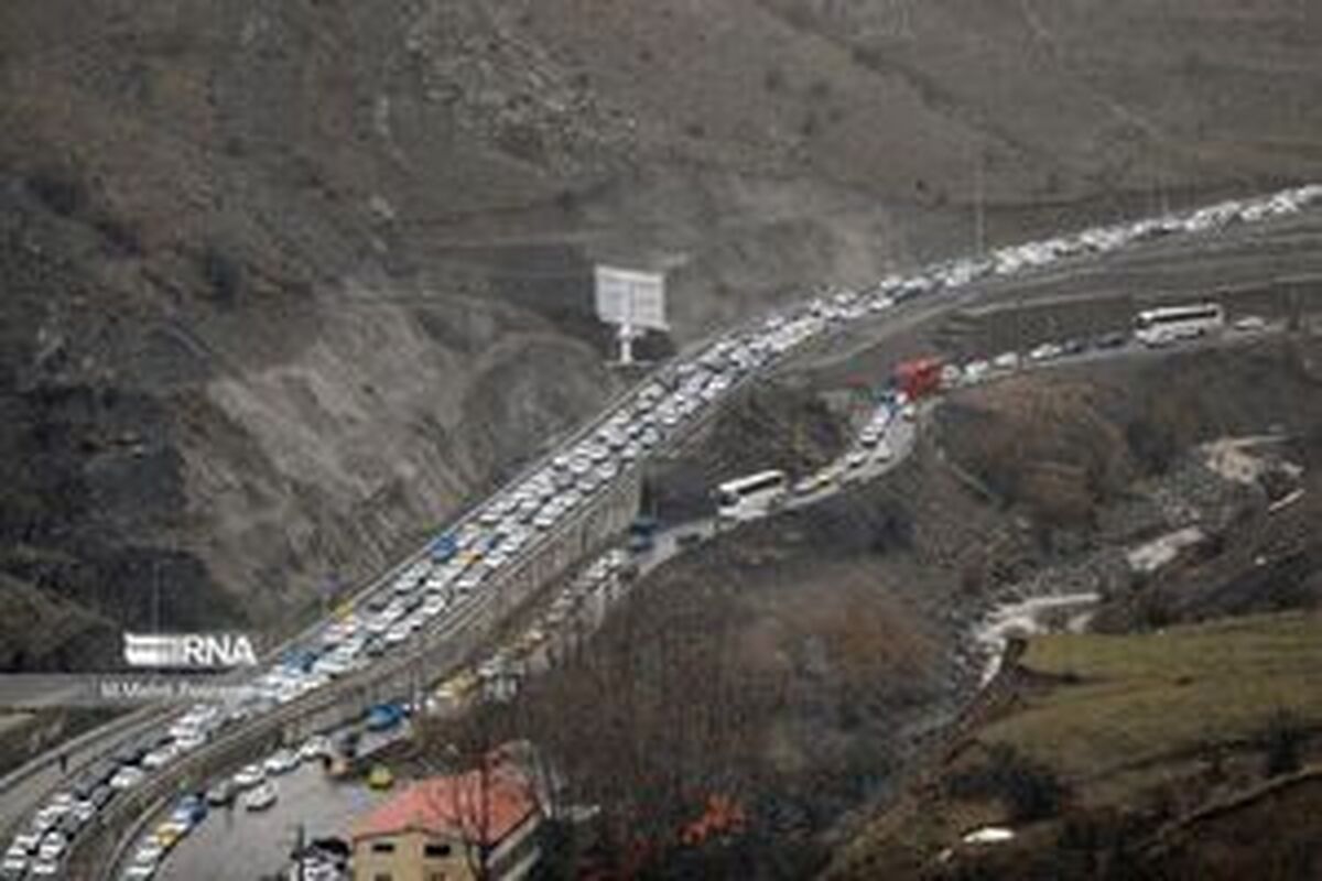 ترافیک سنگین در جاده‌های شمالی