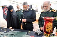ادای احترام سرلشکر موسوی به فرماندهان شهید جنگ ۱۲ روزه