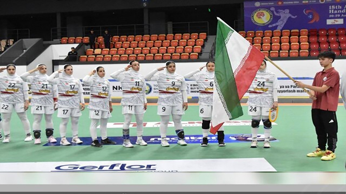 ایران ۷۷ - قرقیزستان ۱۲/ برد پرگل دختران هندبال ایران در آسیا