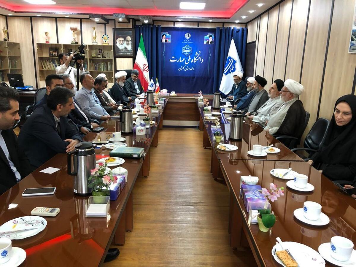 افتتاح دفتر نهاد مقام معظم رهبری در دانشگاه ملی مهارت گلستان