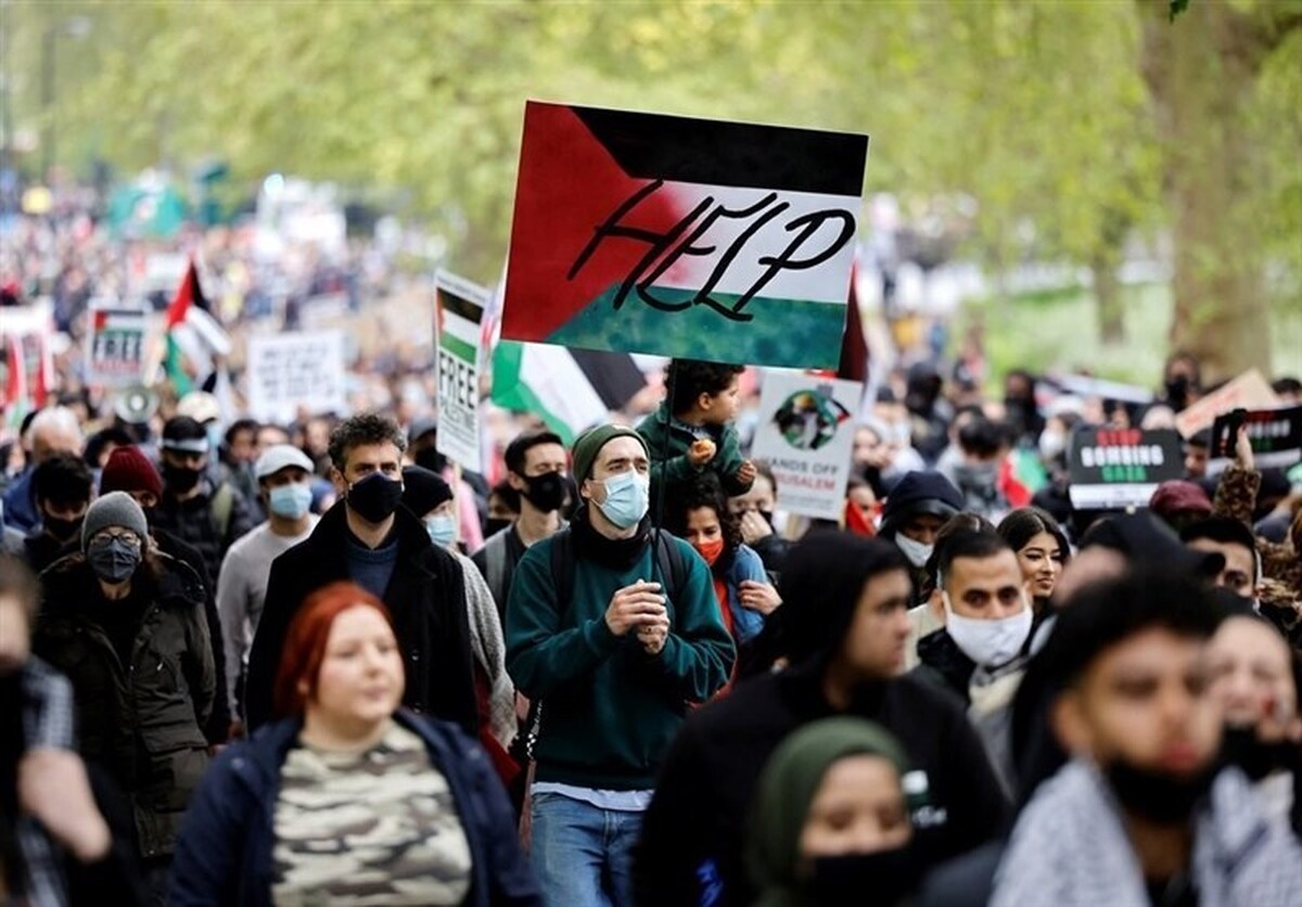 تظاهرات حمایت از فلسطین در اروپا؛ درخواست تحریم اسرائیل