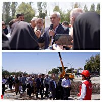 بازدید اهالی رسانه از پروژه‌های عمرانی شهرداری قزوین