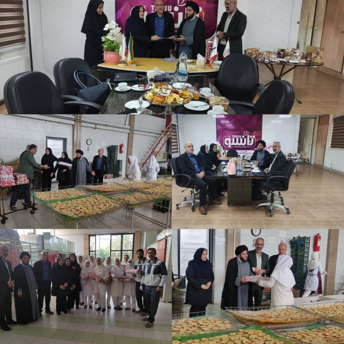 بازدید دبیر ستاد امر به معروف و نهی از منکر گلستان از کارخانه تانسو شهرستان گنبد کاووس