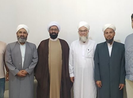 دیدار مدیر مرکز اسلامی گلستان با مدیر و مدرسین مدرسه علمیه صوفی شیخ داز کلاله