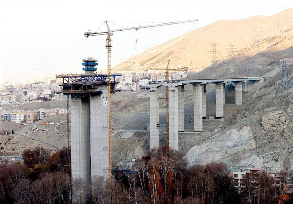 بزرگراه شمالی کرج نمادی از توسعه و آبادانی درسخت‌ترین شرایط تحریم‌ها