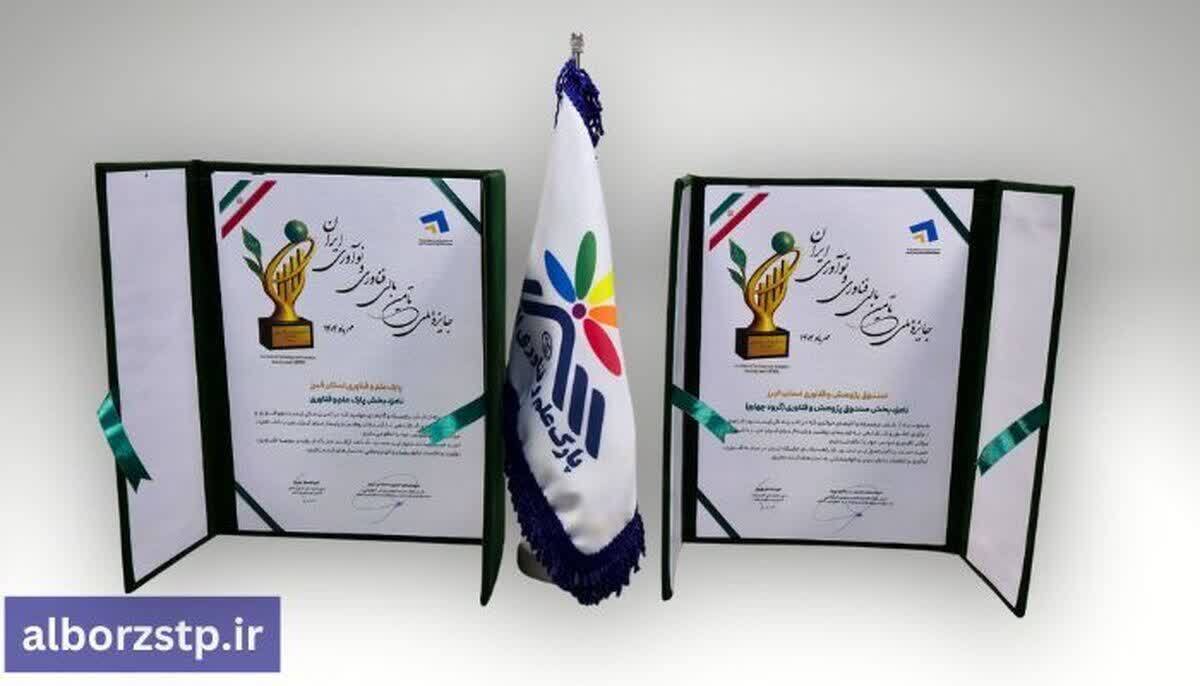 البرز، الگوی ملی همکاری پارک و صندوق پژوهش