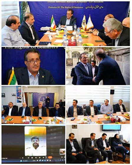 بازدید مدیرعامل سازمان بنادر و دریانوردی از انجمن صنفی دریانوردان تجاری ایران
