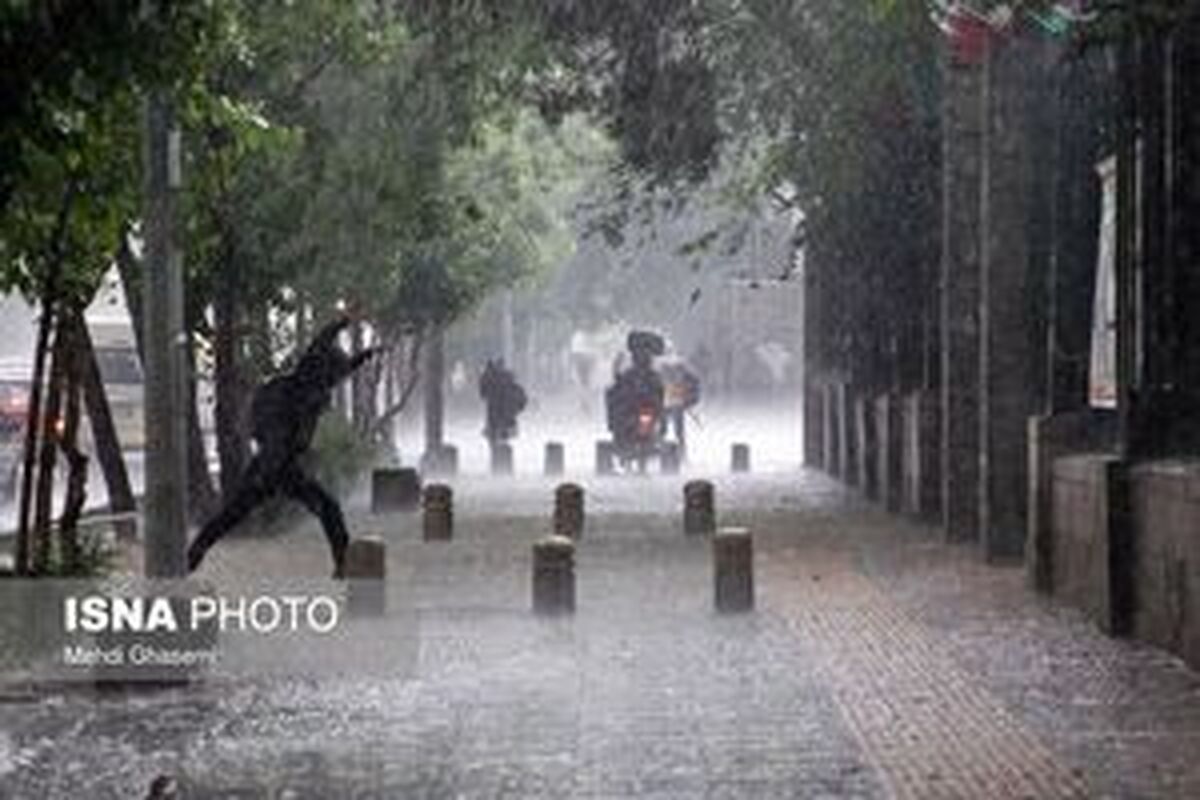 رگبار و رعد و برق در ۱۱ استان