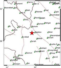 تعداد مصدومان زلزله سپیدان فارس به هشت نفر رسید