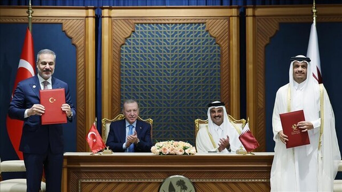 گفت‌وگوی اردوغان و امیر قطر درباره روابط دوجانبه و تحولات منطقه‌ای