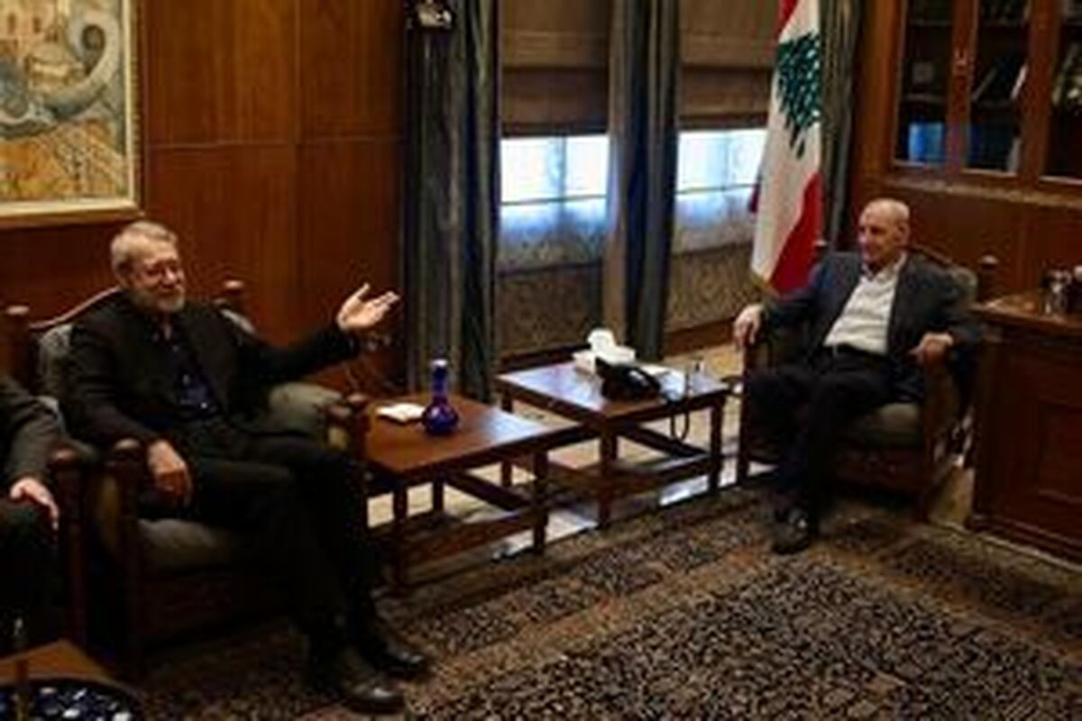لاریجانی با نبه بری دیدار کرد