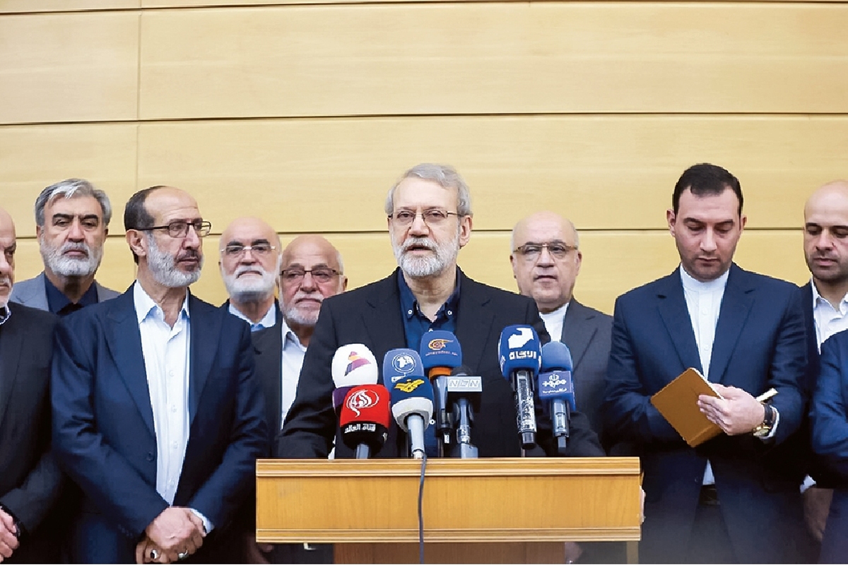 لاریجانی: تصمیم حزب‌الله به حل اختلافات اوج عقلانیت است 