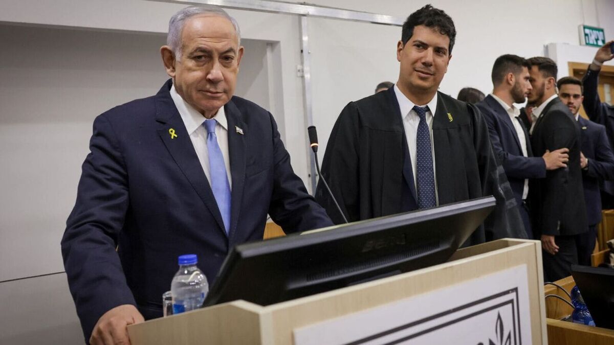 نتانیاهو بار دیگر برای پاسخ به اتهامات فساد در دادگاه «تل‌آویو» حاضر شد