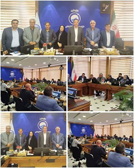 پیگیری مسایل و مشکلات حوزه آبفا در نشست با  امینی مدیر عامل شرکت آب و فاضلاب کشور