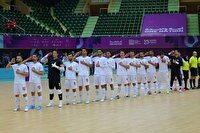 تساوی تیم ملی فوتسال ایران برابر افغانستان