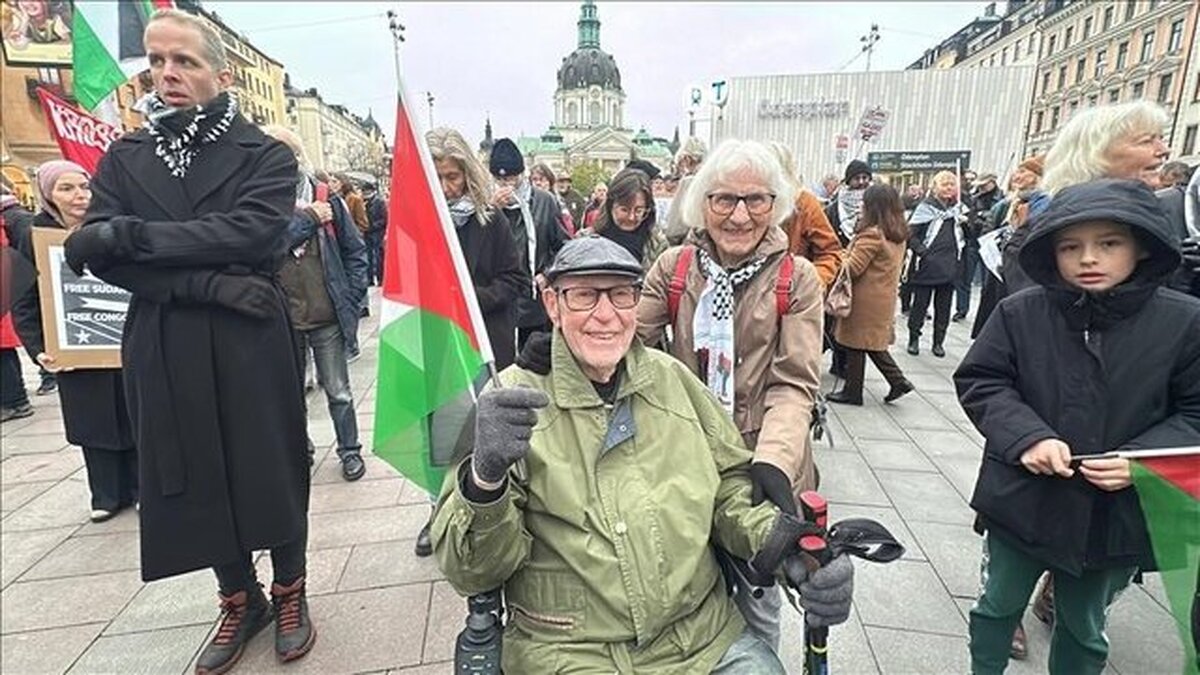 تظاهرات صد‌ها سوئدی در استکهلم علیه نقض توافق آتش‌بس در غزه
