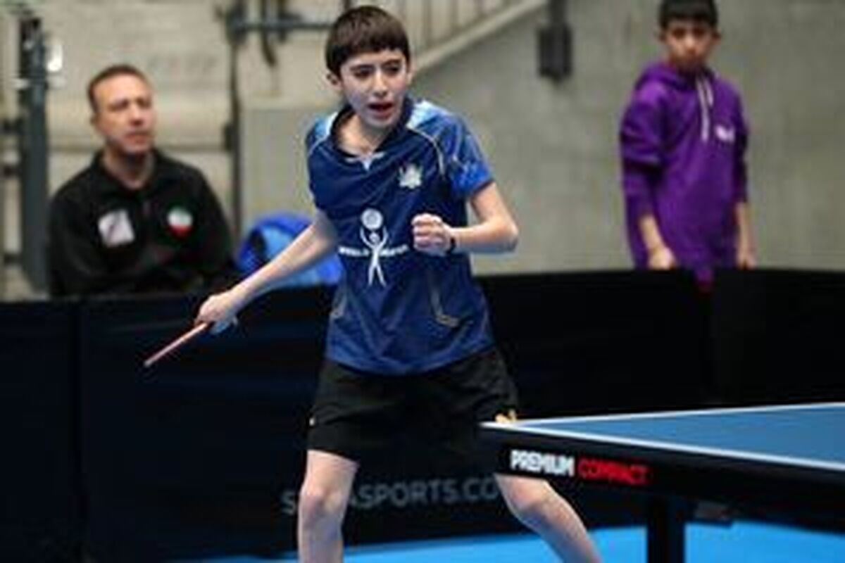 صعود بی‌سابقه نوجوانان تنیس روی میز ایران در رنکینگ جهانی