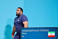 حسن پور در یک‌ضرب وزنه برداری چهارم شد