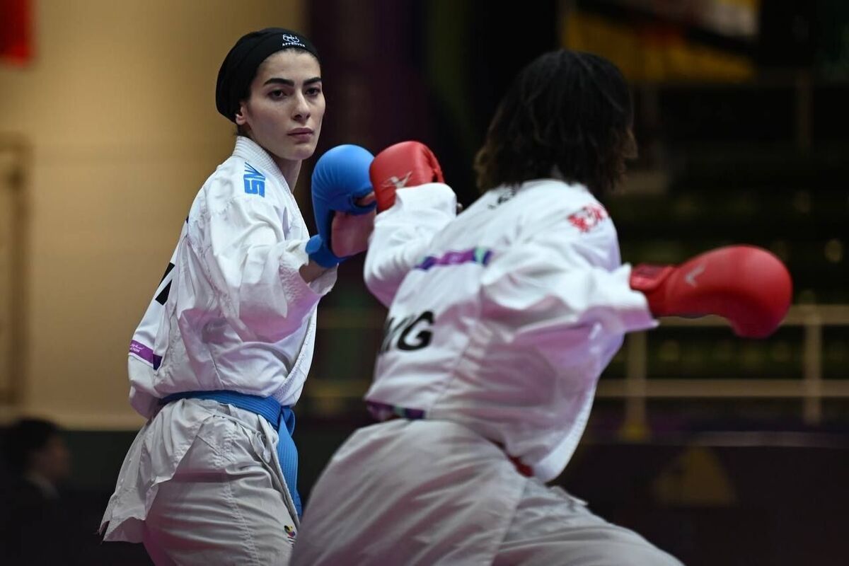 گلشادنژاد طلایی شد؛ کولاک بانوان کاراته ایران در ریاض