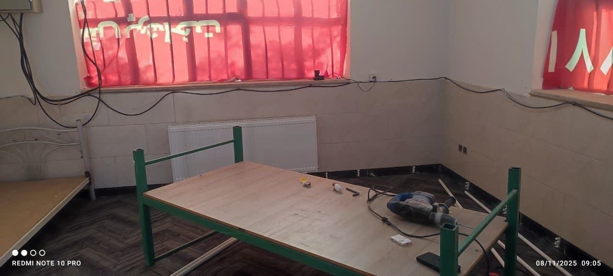 گرمخانه شهرداری هشتگرد شروع به کار کرد