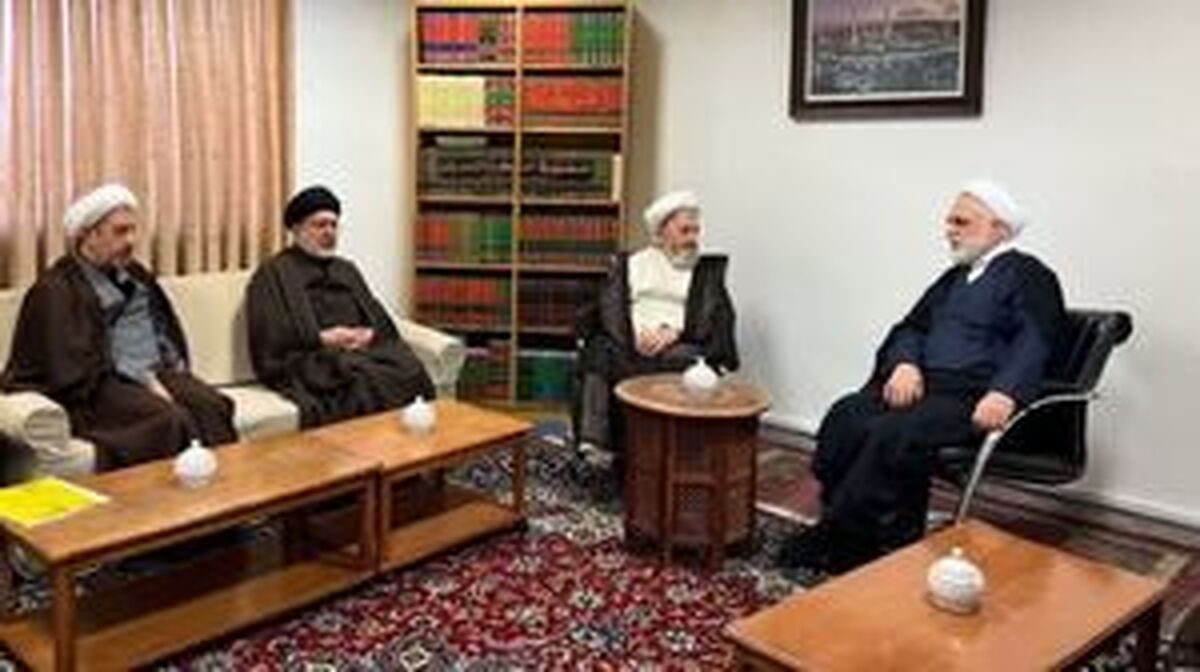 رئیس قوه قضاییه با آیت‌الله سبحانی دیدار کرد