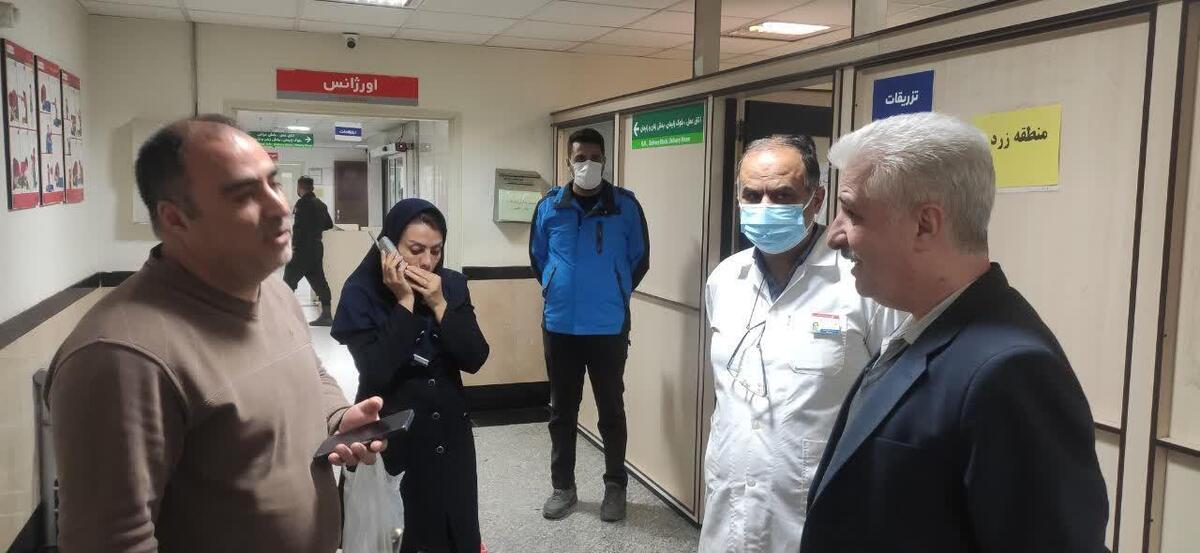 بازدید سرزده مدیر درمان تامین اجتماعی استان البرز از مراکز درمانی نظرآباد و هشتگرد