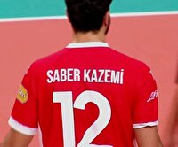 کاپیتان تیم ملی والیبال با پیراهن صابر کاظمی در لیگ ترکیه